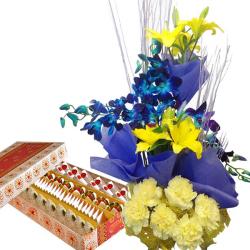 Best Wishes Gifts for Her - Exclusive Arrangement with Sweets