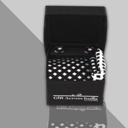 Valentine Mens Accessories Gifts - Black and White Combination Gift Set