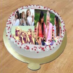 Send Birthday Gift BFF Photo Cake To Kolkata