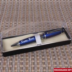 Social Gifting - Blue Personalized Matte pen