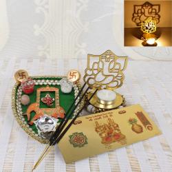 Diwali Pooja Thali - Traditional Diwali Gift Combo