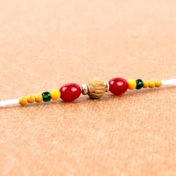 Handmade Rakhis - Colorful Beads Rakhi