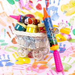 Holi Pichkaris and Water Guns - Holi Cycle Gift Basket