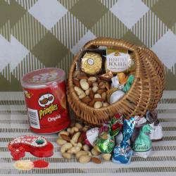 Bhai Dooj Gift Hampers - Basket of Goodies for Bhaidooj