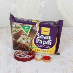 Send Bhai Dooj Gift Bhai Dooj Special Pure Elaichi Soan Papdi Sweets To Chennai