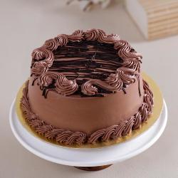 Birthday Gifts for New Born - Half Kg Wiped Cream Chocolate Cake