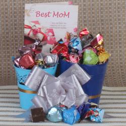 Send Mothers Day Gift Assorted Home Made Chocolates for Mom with Greeting Card To Durgapur