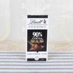 Send Lindt Excellence 90% Cocoa Chocolate To Nellore