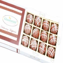 Send Ghasitaram's Kaju Choco Balls in White box To Saharanpur