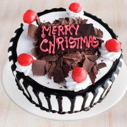 Christmas Cakes - Christmas Black forest Cake