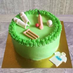 Cricket Cake - 1 Kg Cricket Theme Cake 