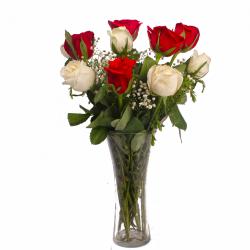 Vase Arrangement - Pure For Romance