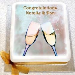 Cakes by Occasions - Congratulations Photo Cake