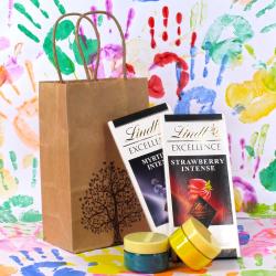Holi Colors and Sprays - Lindt Chocolates for Holi Gift