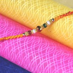 Simple Rakhis - Fancy Beads Rakhi Online