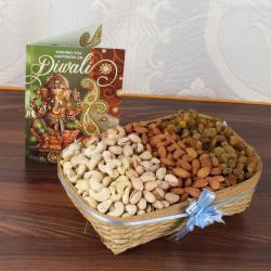 Diwali Greeting Cards - Delicious Nuts Diwali Gift