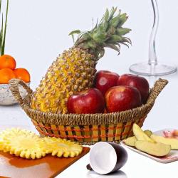 Basket of Healthy Fruits for Mother