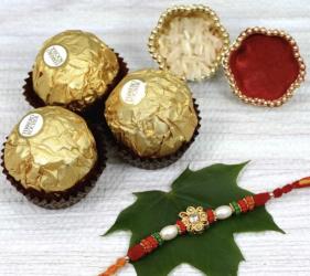 Rakhi to Canada - Rakhi With Ferrero Rocher - Canada