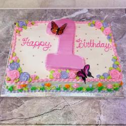 1st Birthday Cakes - 3 Kg First Birthday Cream Cake