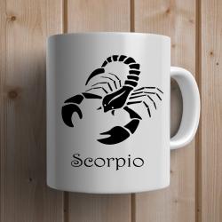 Birthday Zodiac Mugs - Scorpio Zodiac Sign Personalized Mug