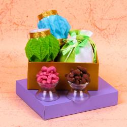 Diwali Chocolates - Diwali Lovely Gift of Kandil and Dryfruits