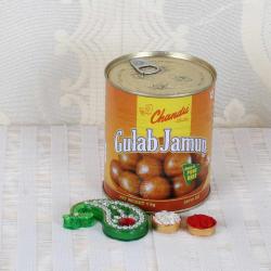 Send Bhai Dooj Gift Bhai Dooj Special Gulab Jamun Sweets Hamper To Bokaro