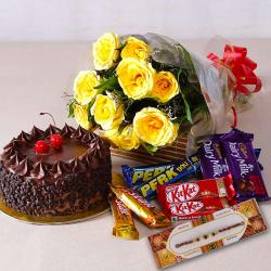 Zircon Rakhis - Perfect Rakhi Gift Hamper Online