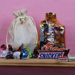 Bhai Dooj Gift Combos - Bhai Dooj Combo of Mix Imported and Truffle Chocolate 