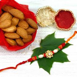 Rakhi to Canada - Rakhi With Almond  - Canada