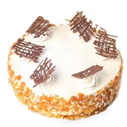 Send Butterscotch Cake One Kg To Cochin