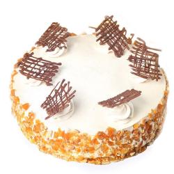 Fresh Cream Cakes - Butterscotch Cake One Kg