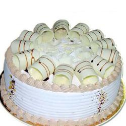 Send Vanilla Decorated Cake To Delhi