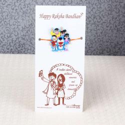 Kids Rakhis - Doraemon Team Rakhi for Kids