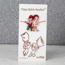 Rakhi by Person - Bal Ganesha Hanuman Rakhi for Kids