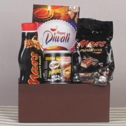 Diwali Gift Hampers - Dainty Diwali with Mars Chocolates N Pringle