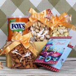 Diwali Chocolates - Dryfruit and Fox hamper for diwali