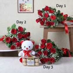 Valentine Serenades Gifts - Three Days Valentine Gifts Delivery for Loved Ones 