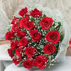 Valentine Roses - Valentines Love and Romance Bunch