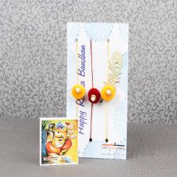 Rakhi Sets - Trio Fancy and Unique Gonda Rakhis