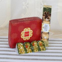 Return Gifts for Sisters - Dry Fruit Sweet with Ferrero Rocher Chocolate