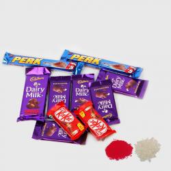 Bhai Dooj Gifts for Brother - Indian Assorted Chocolates Bhai Dooj Combo