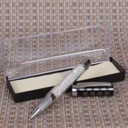 Send Personalized Gift Crystal Stone Personalized Pen To Vrindavan