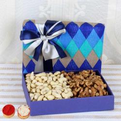 Send Bhai Dooj Gift Bhai Dooj Tikka with Cashew Walnut To Kanpur