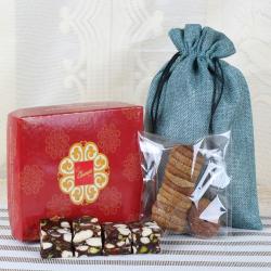 Send Sweets Gift Delicious Sweets and Fig Dry Fruit To Coonoor