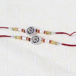 Divine Rakhis - Double Om Ideal Designer Rakhi