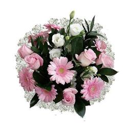 Mix Flowers - Delicate Pink Flowers Bouquet