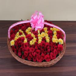 Send Personalized Four Letter Name Roses Arrangement To Vizianagaram