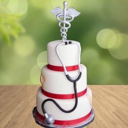 Doctors Cake - 3 tier Doctors Theme Cake