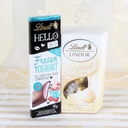 Premium Chocolate Gift Packs - Lindt Hello Chocolate with White Truffle Lindt Lindor