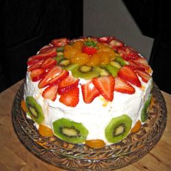 Anniversary Gifts for Grandparents - Mix Fruit Cream Cake